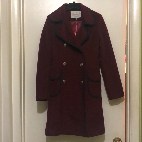 Pink Martini Jackets & Coats Nwt Pink Martini Wool Jacket Poshmark